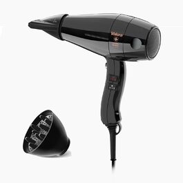 Професійний фен Valera Swiss Silent Jet 8500 Ultrablack: 2000W, 6 температур, іонізація, супер-зручний кабель