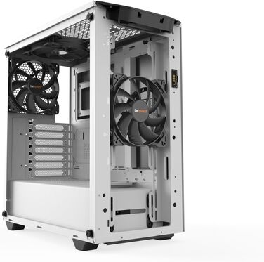 Корпус для ПК be quiet! Pure Base 500DX White, 3 вентилятори Pure Wings 2, ARGB підсвітка, підтримка радіаторів до 360мм, загартоване скло, білий