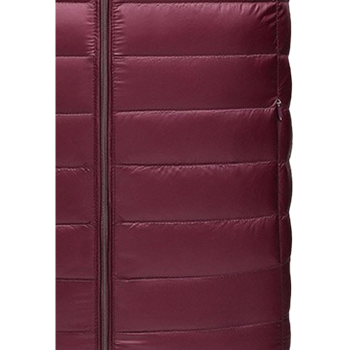 Чоловіча тепла безрукавка з пуху, стегана, водонепроникна, для активного відпочинку, червона M