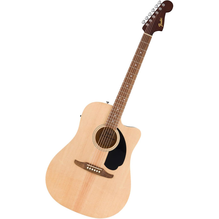 Акустична гітара Fender California Debut Redondo Dreadnought з Cutaway CE, Fichtendecke, чорним пікгардом, Natural, електроакустична гітара CA Natural