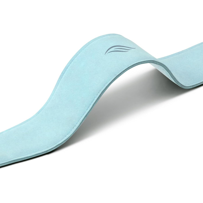 Магнітний ремінь для гітари, басу та укулеле ENYA – Швидке закриття, регулюється однією рукою, з імітацією шкіри (Блакитний)