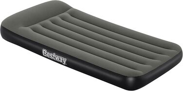 Надувний матрац Bestway TriTech XL з вбудованим насосом, сірий 191x97x30 см (1067929)