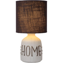 Лампа настільна LUCIDE COSBY, діаметр 16.5 см, цоколь E14, білий колір