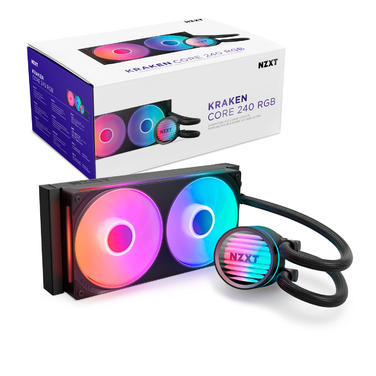 Рідинне охолодження NZXT Kraken Core 240 RGB, чорне