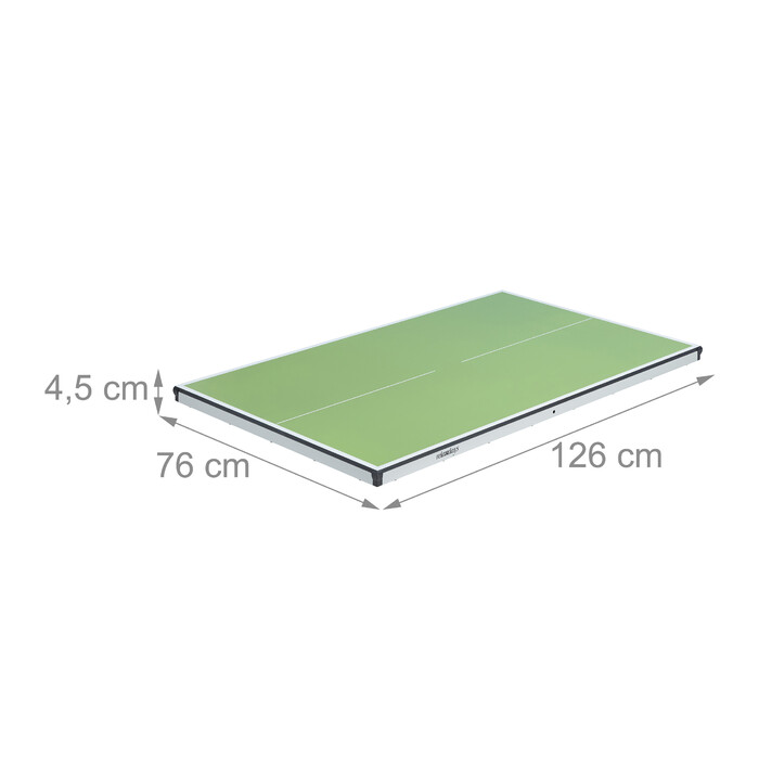 Relaxdays Mini Table Tennis Table in Green