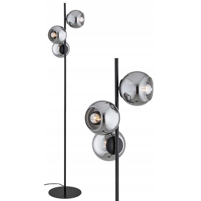 Підлогова лампа Elko-Lighting Dior E27 60 Вт, чорна