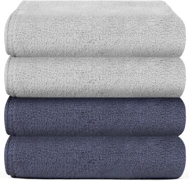 Мікрофібровий рушник URAQT, набір 12 шт. - Швидковисихаючий рушник з мікрофібри для сауни, фітнесу, спорту, подорожей, пляжу - 30x30 см