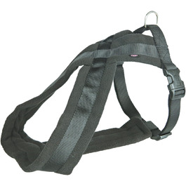 Шлейка TRIXIE Premium Touren для собак великих порід, чорна, розмір L-XL (70-110 см), 25 мм