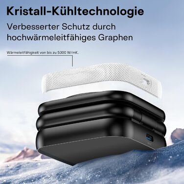 Зарядна станція 5 в 1 для iPhone з підтримкою магнітного зарядного пристрою, складана, для подорожей, бездротовий зарядний пристрій для iPhone 17/16/15/14/13/12, AirPods Pro 3, Apple Watch S11/Ultra (Titan Wüstensand) 2026-Titan Wüstensand (2026-Schwarz)