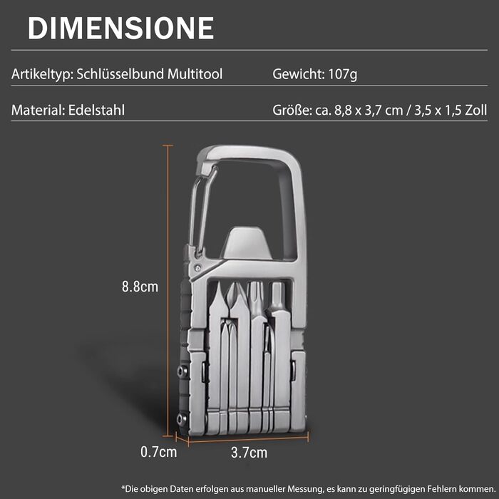 Мультитул 12-в-1 Klein Tools: мультиінструмент, мультифункціональний ніж, мультитул для виживання, ключ-брелок, подарунок для чоловіків