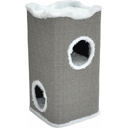 Котячий будиночок Nanook Toni: міцний когтетоп з 2 печерами та лежаком, 74 см