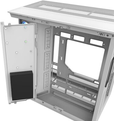 Корпус Thermaltake View 380 XL Wood Snow White – ATX Mid-Tower з RGB підсвічуванням, 4 вентилятори, USB-C, підтримка радіатора 360mm