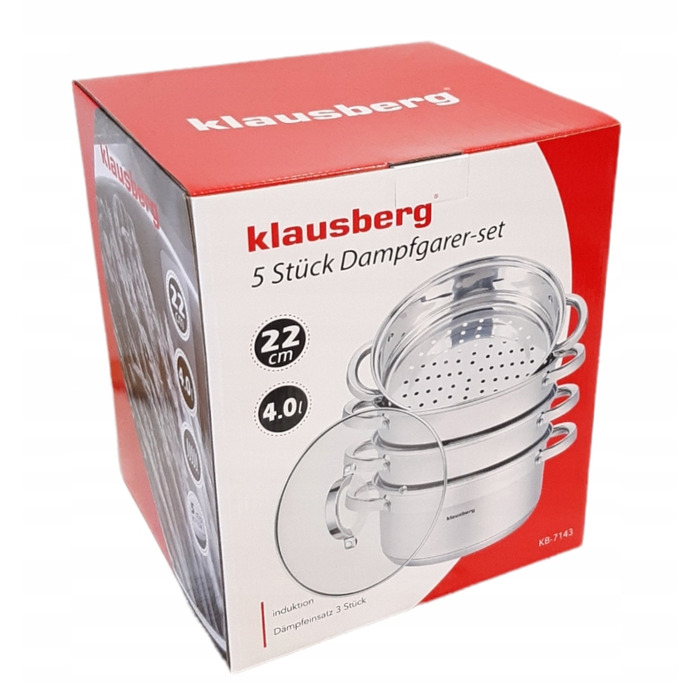 Пароварка Klausberg, 4 л