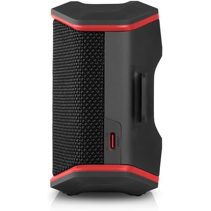 Портативна Bluetooth-колонка Teufel ROCKSTER GO 2 для зовнішнього використання, чорно-червона