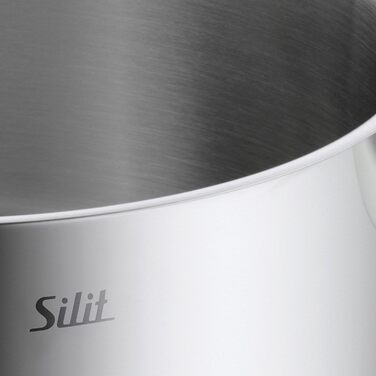 Silit Scalea 6-Piece Induction Cookware Set - Stainless Steel Pots and Pans with Glass Lids