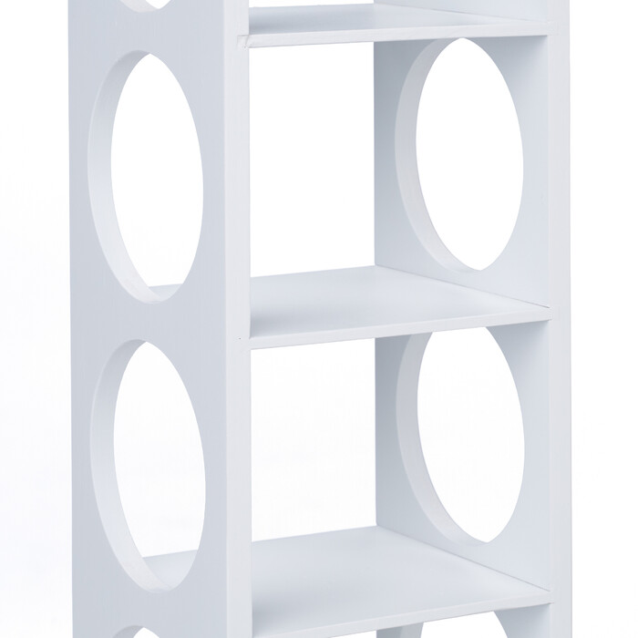 Relaxdays Bamboo Wine Rack in White
