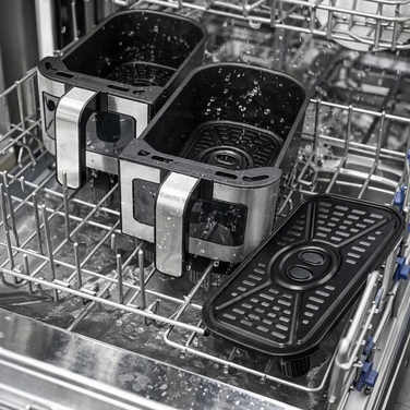 Аерофритюрниця MEMFLOW 10л 2200Вт з двома чашами