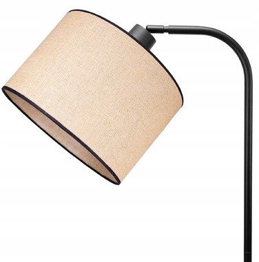 Підлогова лампа Glimex Modern E27 60 Вт, бежевий, коричневий, чорний