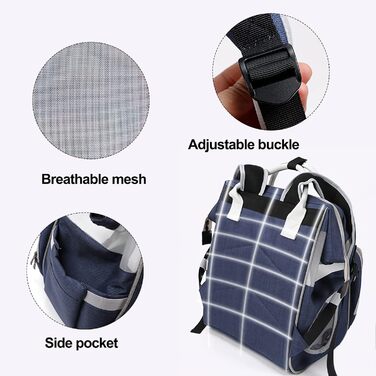 Рюкзак для котів та маленьких собак Galatée, дихаючий, для подорожей, походів, кемпінгу (світло-сірий)