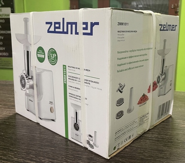 М'ясорубка Zelmer ZMM1011, біла, 1000 Вт