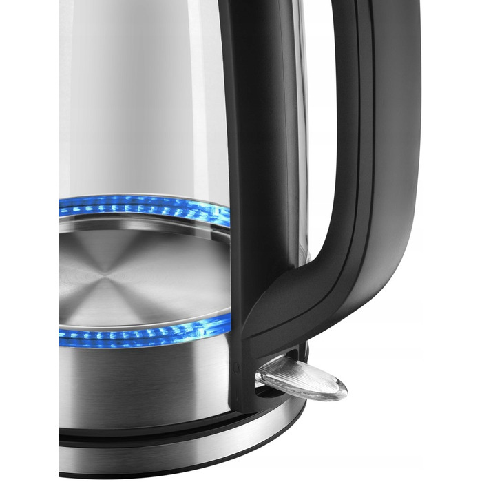 Електричний чайник Amica KD 2050G, 2200 Вт, 1,7 л, сріблястий/сірий