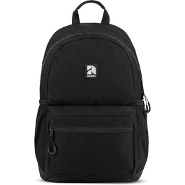 Шкільний рюкзак для дівчаток та хлопців-підлітків Flex - рюкзак для жінок та чоловіків з відділенням для 16-дюймового ноутбука для школи та дозвілля - водовідштовхуючий (Чорний)