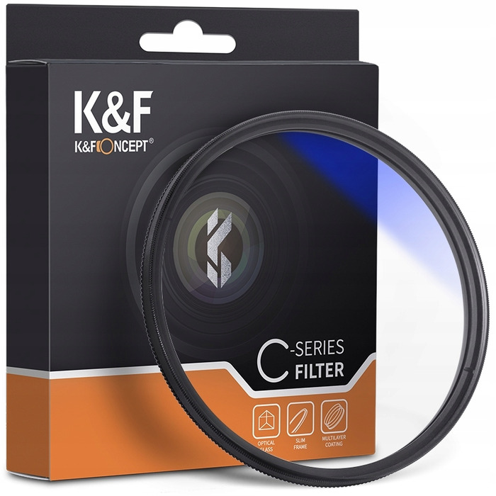 Поляризаційний фільтр K&F Concept CPL HD MC Blue Slim C 62мм