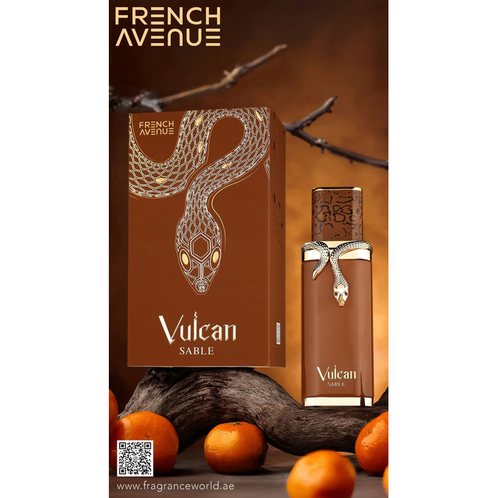 Парфумована вода для чоловіків French Avenue Vulcan Sable, 100 мл, EDP