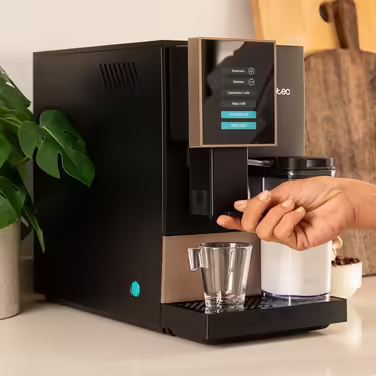 Cecotec Fully Automatic Coffee Machine Cremmaet Compactccino Black Rose, 19 Bar, Milk Container, Thermoblock System, 5 Grinding Levels, 150g Coffee Bean Hopper Black, Rose Compactccino