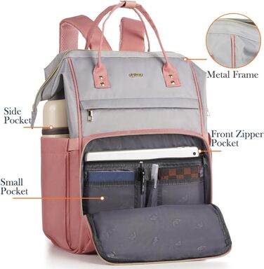 Жіночий рюкзак для школи та міста з відділенням для ноутбука 15.6