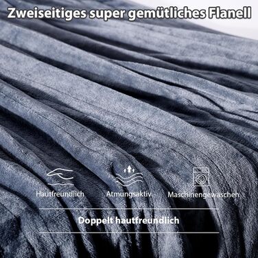 Електрична ковдра з автовимкненням Elytsemoh, 10 температурних режимів, таймер до 9 годин, фланель 160 x 130 см, пральна машина, захист від перегріву, сірий колір, для дивану, офісу