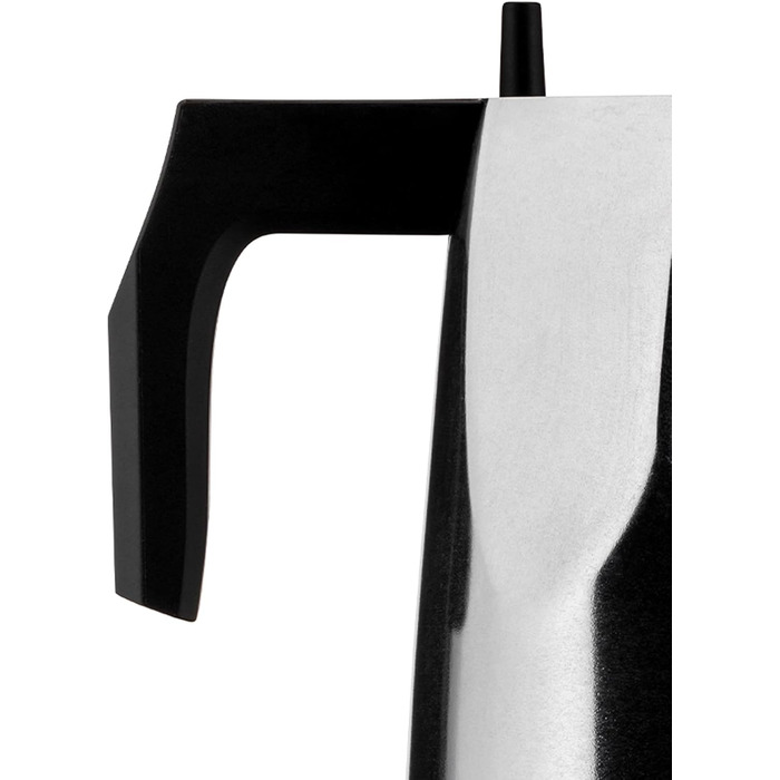 Еспресо-машина Alessi MT18/6 Ossidiana, нержавіюча сталь, алюміній, 8 x 23.5 x 11.5 см