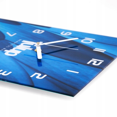 Настінний скляний годинник 