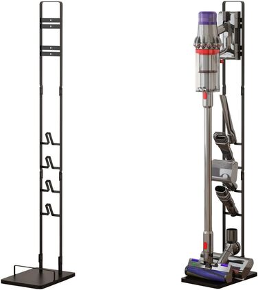 Підставка для пилососів Dyson V15s, V15, V11, V10, V8, V7, V6 - чорна, без свердління