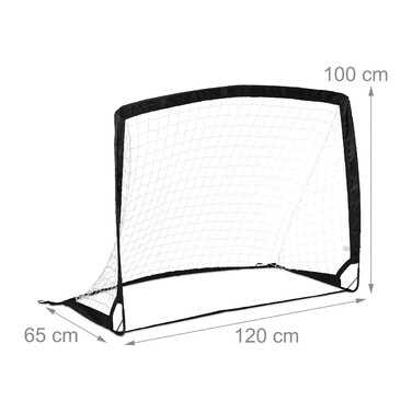 Relaxdays Pop-Up Football Goal with Bag