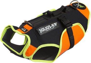 Жилет для собак Julius-K9 IDC 3в1, чорний та неоновий, розмір S
