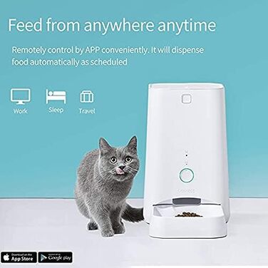Автоматичний дозатор корму для собак DOGNESS 9L - програмований, з таймером, для великих собак, контроль порцій