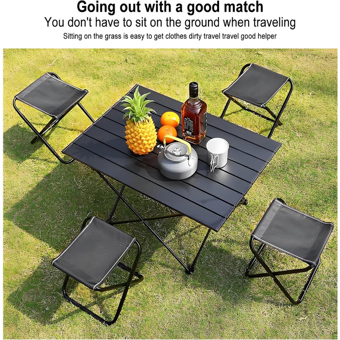 Складаний туристичний стільчик для кемпінгу та відпочинку на природі. Зручний, портативний, з сумкою для зберігання. Ідеально для пляжу, саду, балкону та подорожей. Розмір: великий (X-Large)