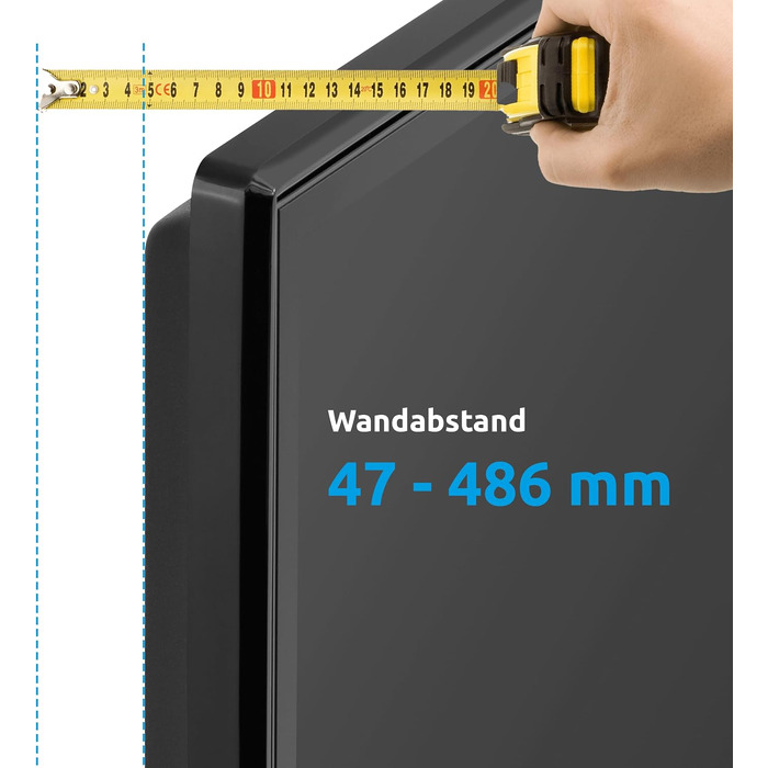 Кронштейн для телевізора TechniSat TECHNIMOUNT Flex Easy, поворотний настінний тримач з рухомим плечем, навантаження до 25 кг