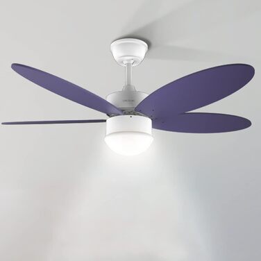 Стельовий вентилятор Cecotec EnergySilence Aero 4260 Purple 42 дюйми з LED підсвіткою та пультом ДУ
