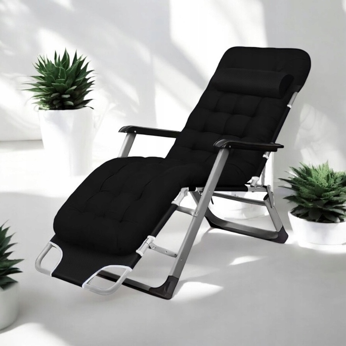 Шезлонг металевий багатоколірний Ideal Garden
