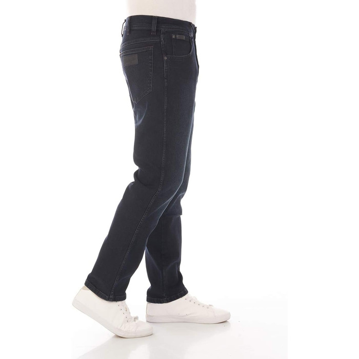 Джинси чоловічі Wrangler Texas Stretch Regular Fit Authentic Straight, бавовна, колір Smoke Blue (33W/36L)