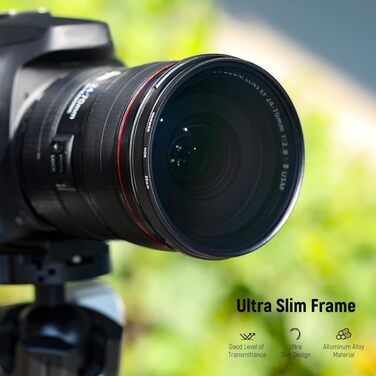 Набір ND-фільтрів NEEWER 55мм (ND2, ND4, ND8, ND16) для DSLR камер Canon, Nikon, Sony, Panasonic — світлофільтри з аксесуарами та чохлом