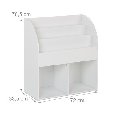 Relaxdays Kids Bookshelf