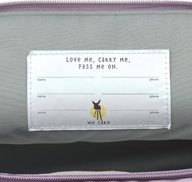 Дитячий рюкзак LÄSSIG з нагрудним ременем, 12 літрів, водонепроникний, Rolltop, зелений/синій (фіолетовий)