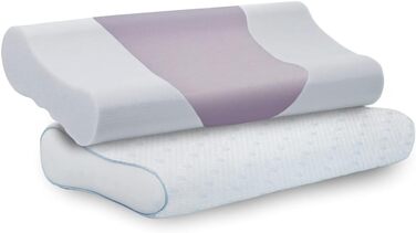 Ортопедична подушка для шиї PARADIES reVita Vario-Ergonomic 40x80 см, сертифікат IGR, ергономічна, м'яка зона, висота 13 см