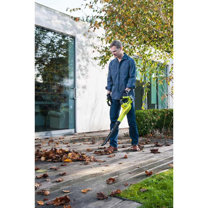 RYOBI 18V ONE+ Cordless Leaf Blower OBL1820S (Air speed 245 km/h, airflow 2.6 m³/min, without battery & charger in box)