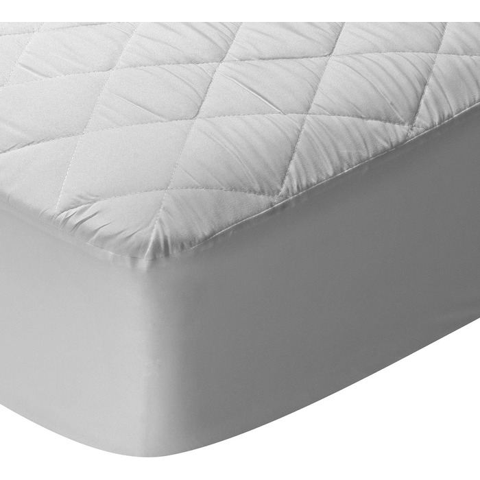 Pikolin Home - Padded Mattress Protector Cover with Waterproof and Breathable Membrane, Pillowcase 105 - 105 x 190/200 cm