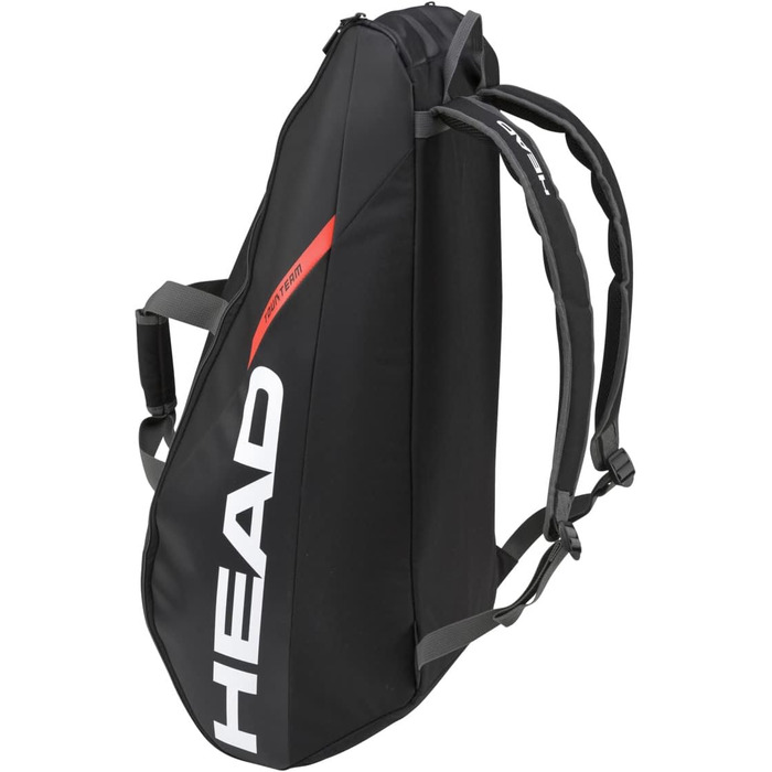 Сумка для тенісу HEAD Tour Racquet Bag M (6R, чорний/помаранчевий) – унісекс, для дорослих