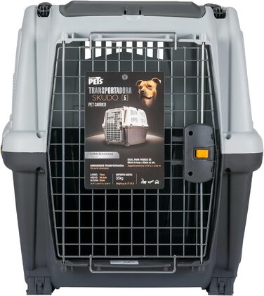 Транспортний бокс Nobby Skudo 5 IATA, сірий, 79 x 58,5 x 65 см